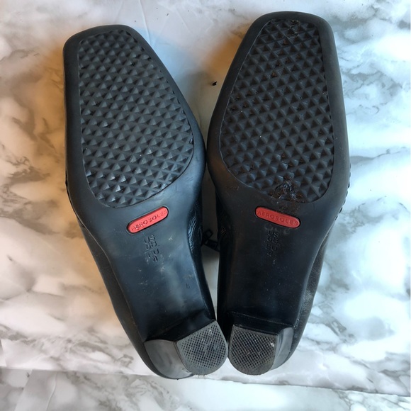 Aerosols Black Leather ladies boot size 6.5 Rubber sole Excellent condition - Picture 6 of 9